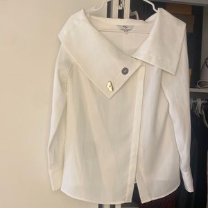 Lily White Button Down Blouse